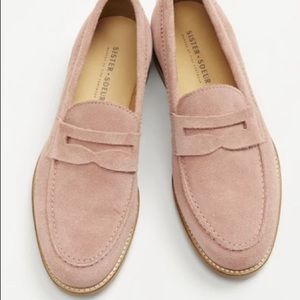 Sister x Soeur Pink Suede loafer